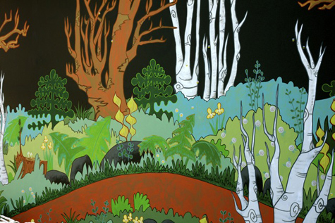 Mural at the MAH - Photo by Garrick Ramirez