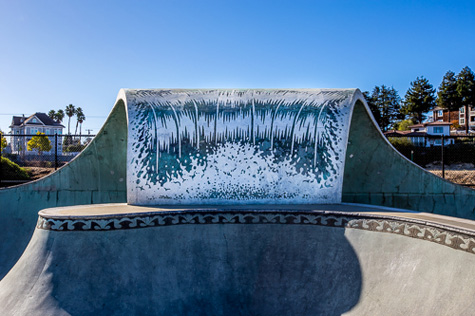 Wave at Ken Wormhoudt Skate Park