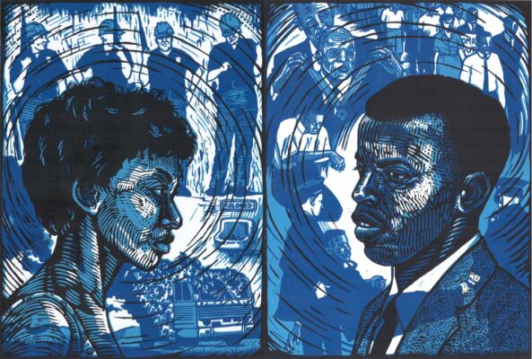Melissa West's Freedom Riders series of paintings.
