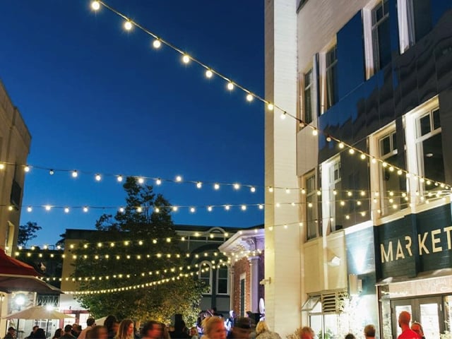 First Friday at Abbott Square Night Time
