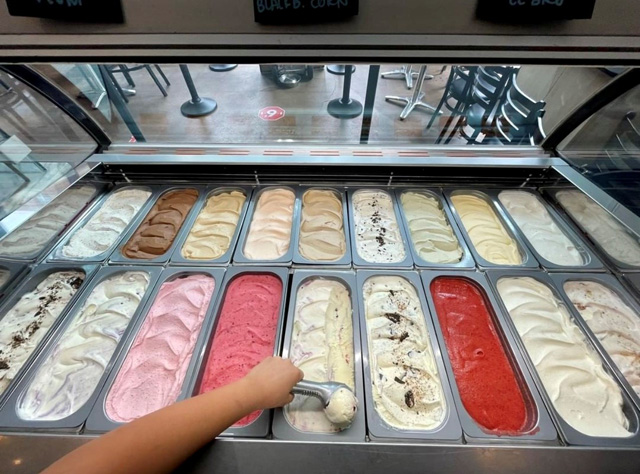 Best Ice Cream locations in Santa Cruz County. Here we have a variety of flavor options from Mission Creamery located in Downtown Santa Cruz.