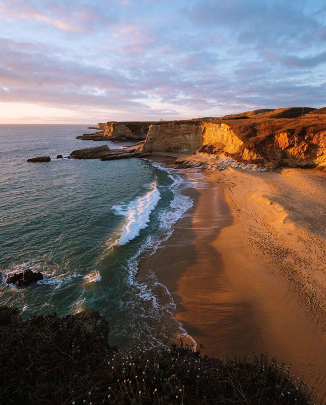 Photo of Davenport Beach. 