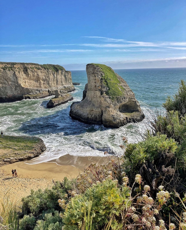 Photo of Shark Fin Cove in Davenport. California.