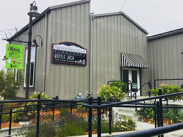 Exterior of Silver Mountain Vineyard's Tasting Room