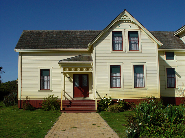 A cream colored building that is at Wilder Ranch