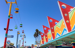 Santa Cruz Beach Boardwalk Retro Architecture