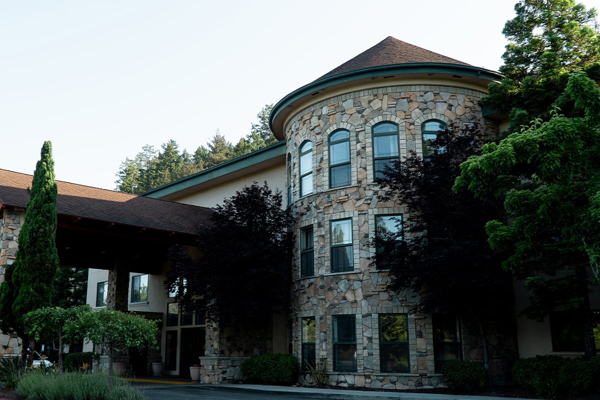 Entrance of Hilton at Scotts Valley