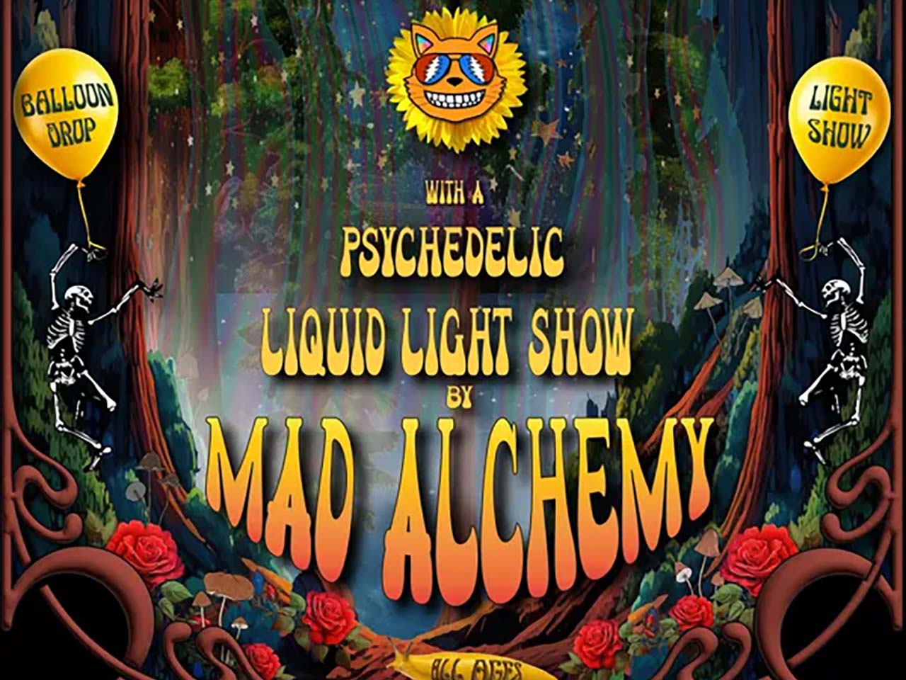 Poster for China Cats Grateful Dead Tribute