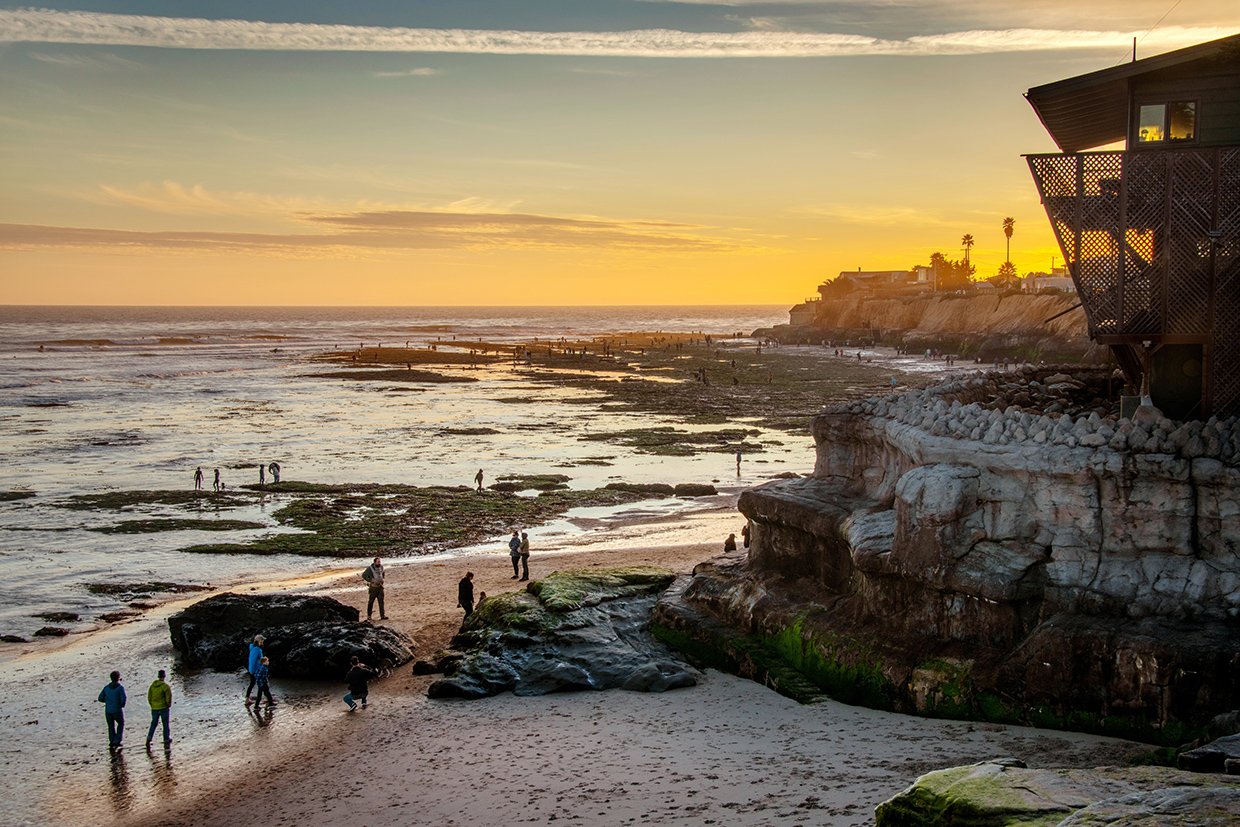 Pleasure Point during King Tides