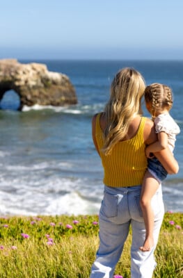 Natural Bridges State Beach w/ Family