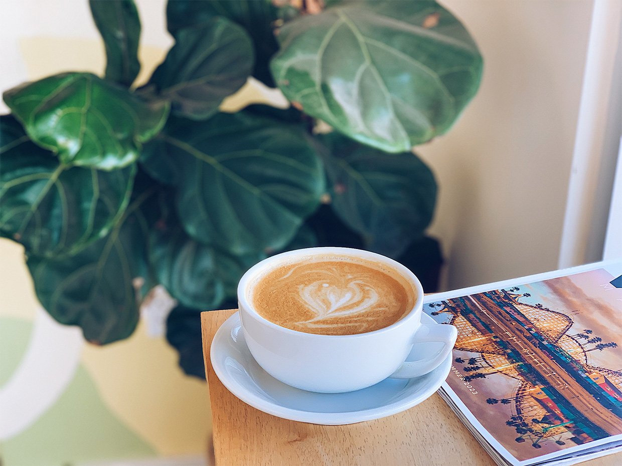 Coffee from Honeylux. Photographed by Monica Multer