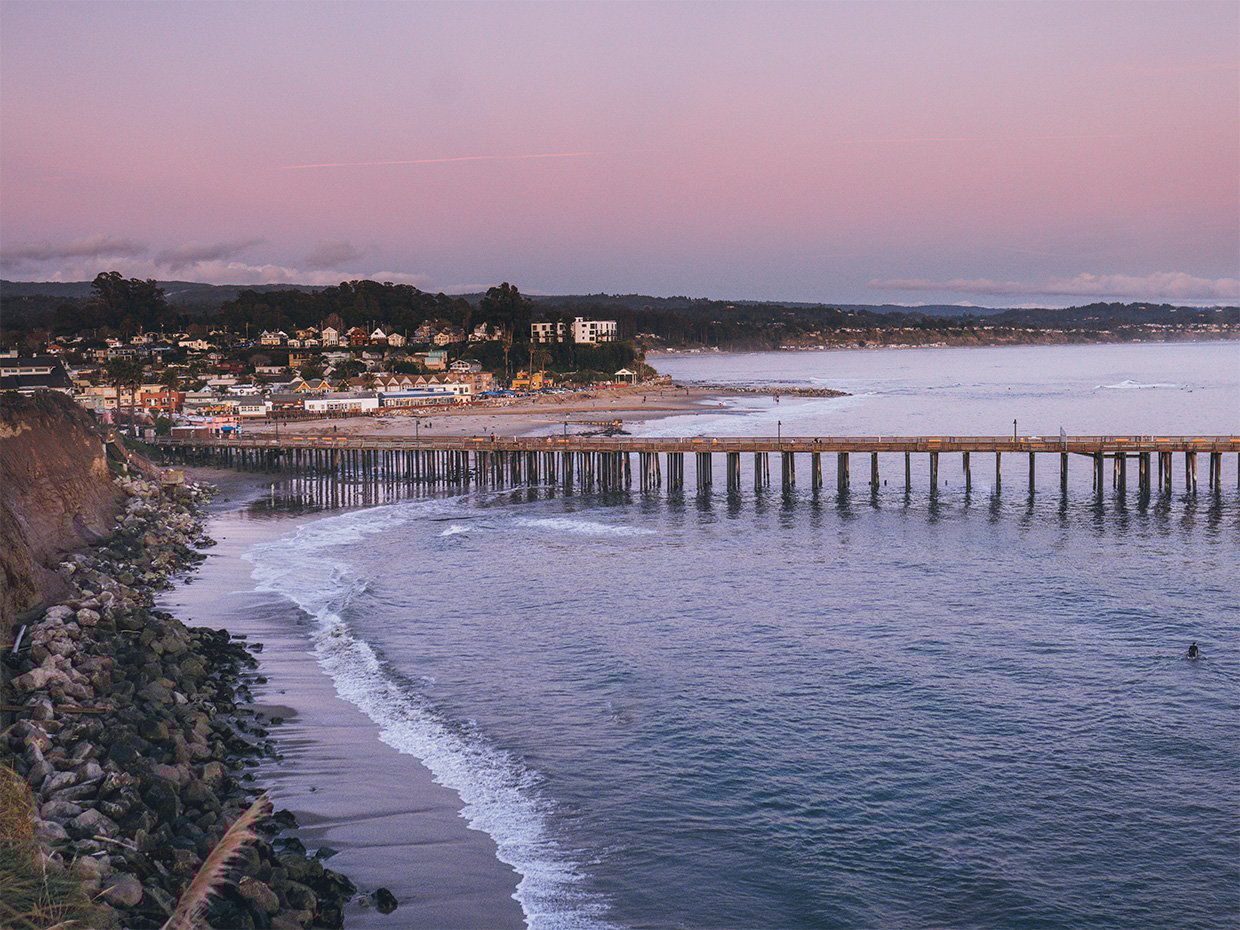 Capitola Whard at sunset. Photographed by Liz Birnbaum, The Curated Feast