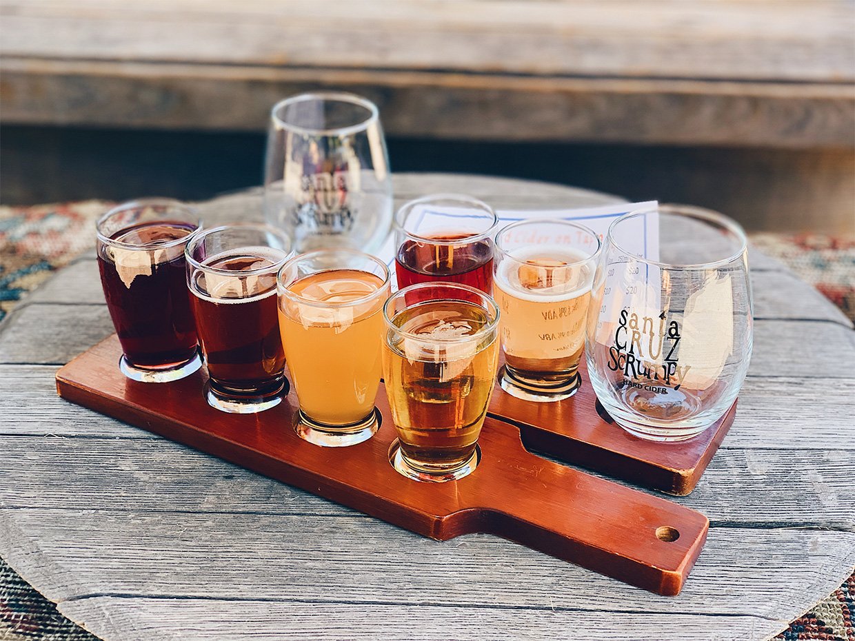 Cider tasting at Hallcrest Scrumpy. Photographed by Monica Multer