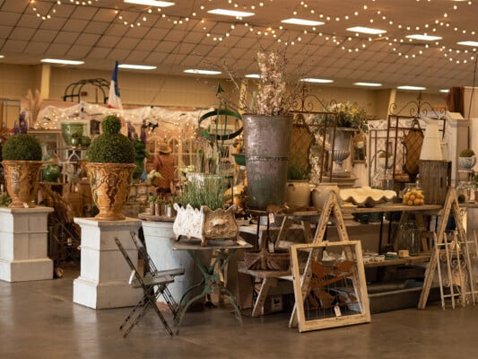 Antique Shopping at Goat Hill Fair. Photographed by Caryn Hewlett