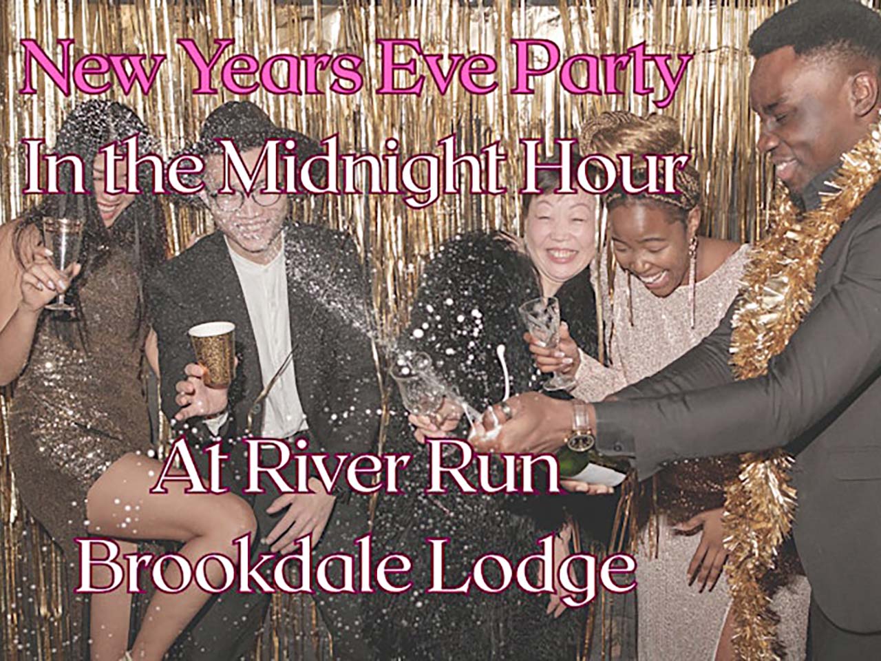 21-year-olds enjoying Champaign as it sprays out of the bottle