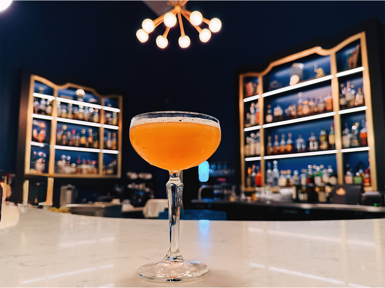 Cocktail at Vim Dining and Desserts Restaurant. Photographed by Monica Multer