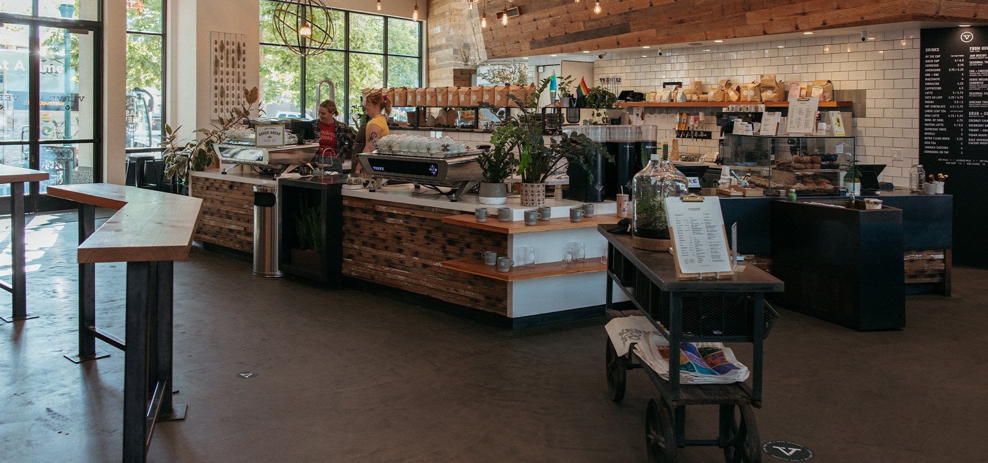 Verve Coffee Roasters Downtown location. Photographed by Ben Ingram