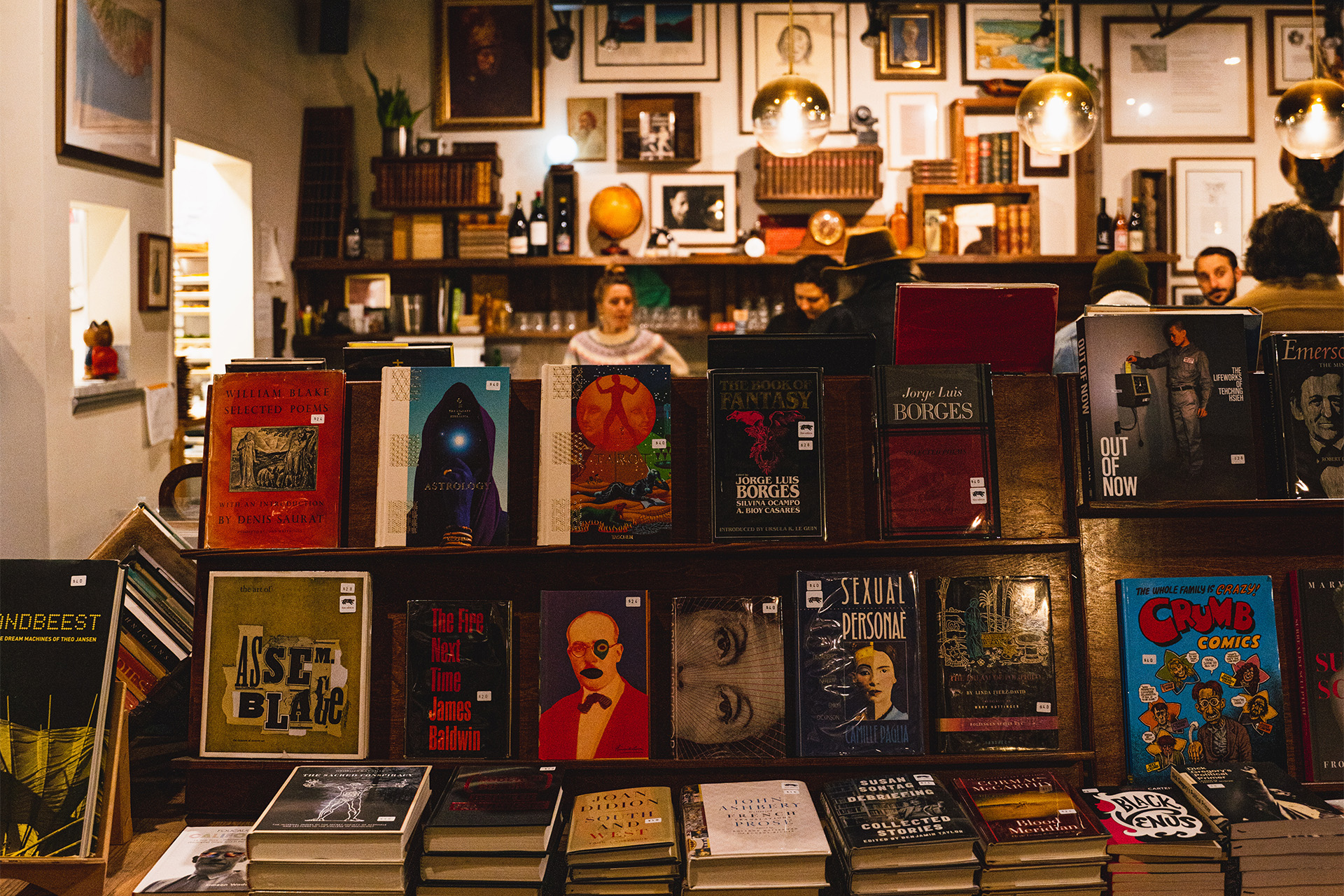 Bookshelves at Bad Animal