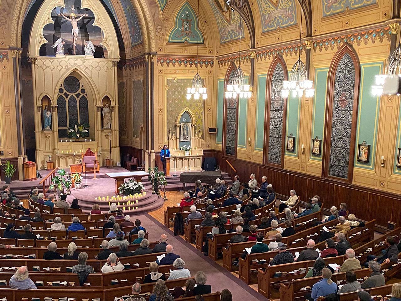Interior of Holy Cross Church
