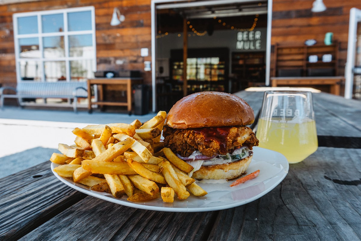 Dish at Beer Mule. Photographed by Caryn Hewlett