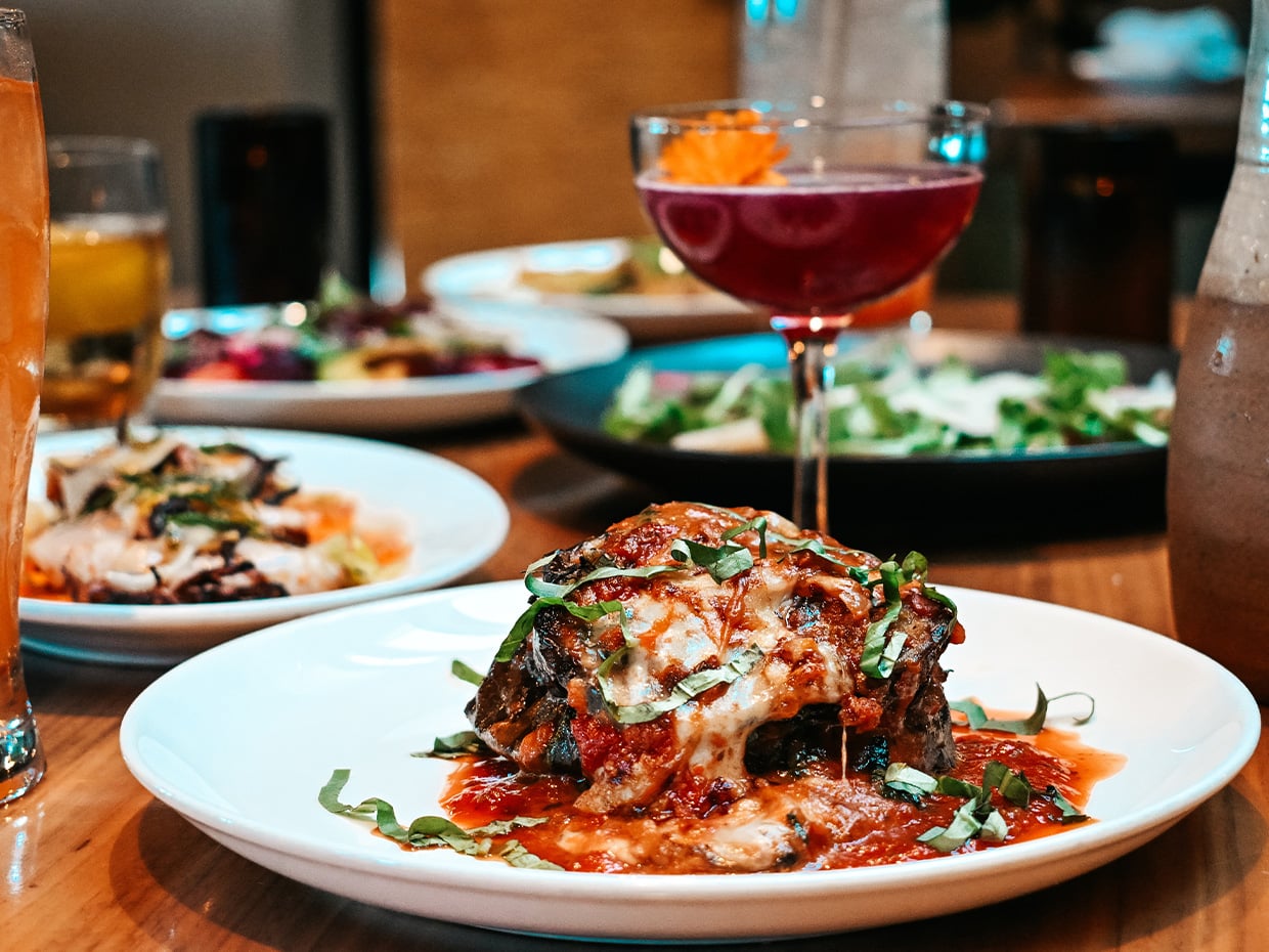 Entrees at Avanti. Photographed by Jenn Day