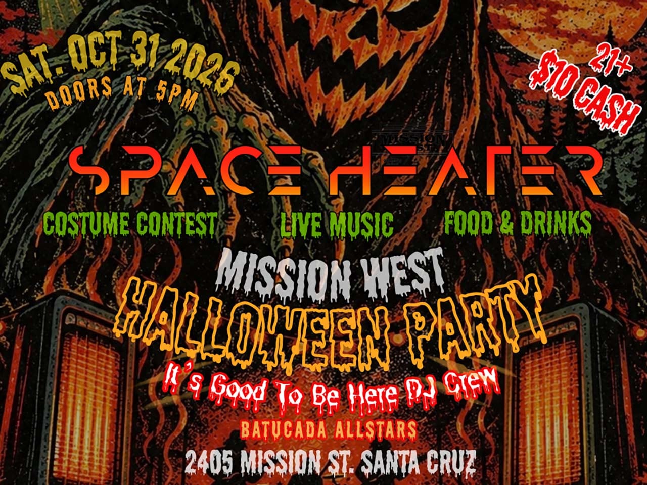 Poster for a Halloween party